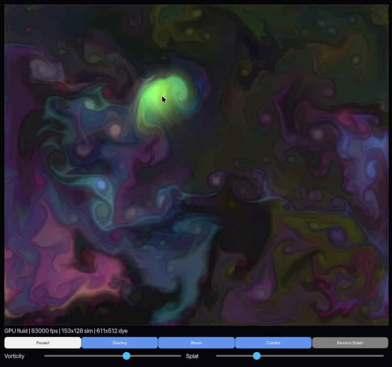 GPU fluid simulation with compute shaders